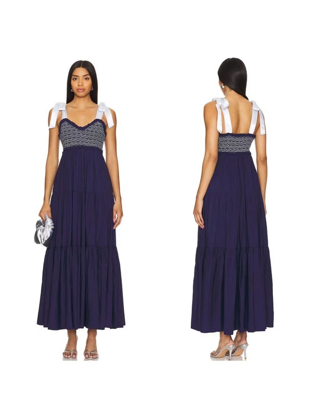 NWOT Bluebell Solid Maxi Dress in Eclipse Size M